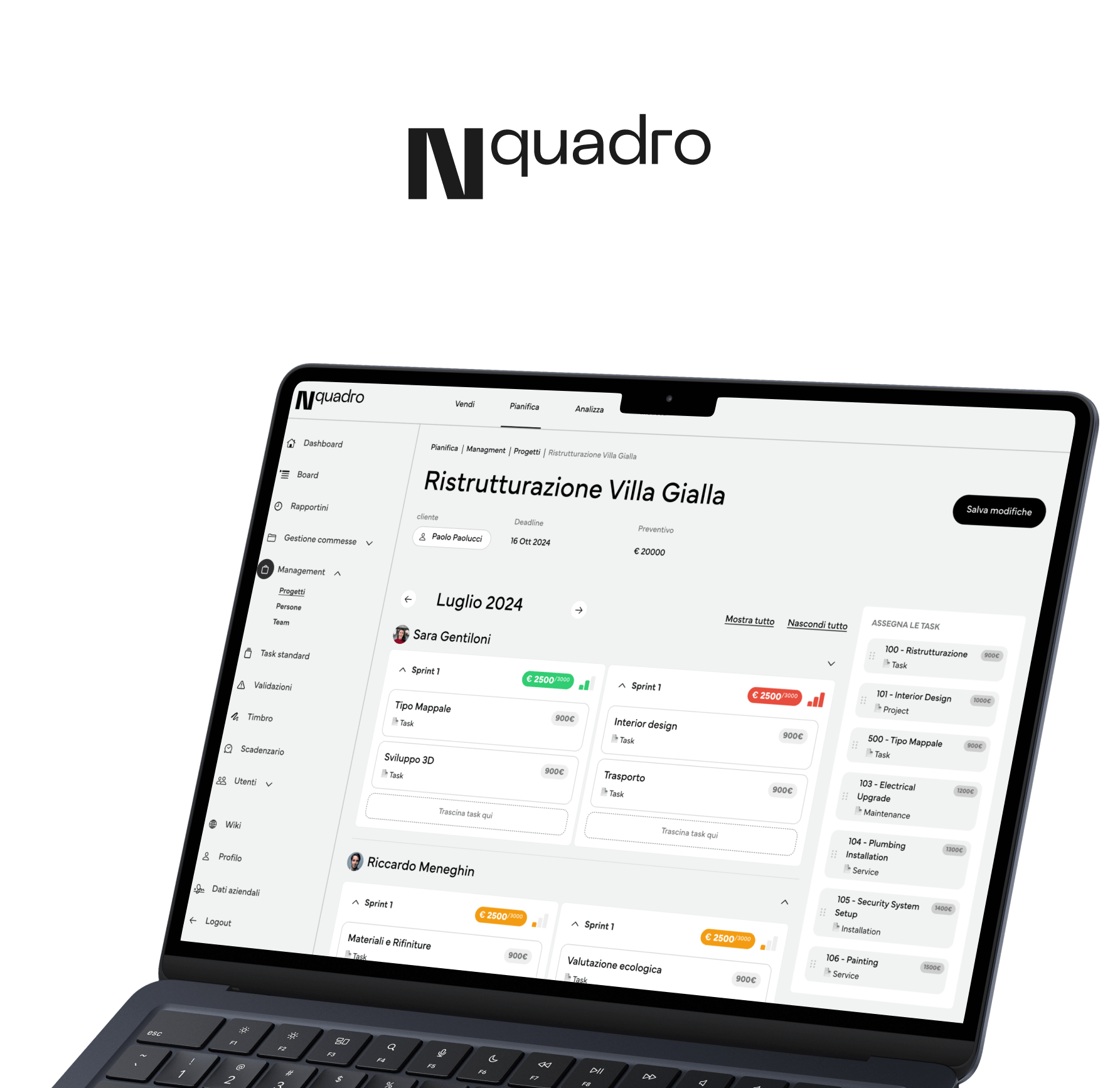 Nquadro — anteprima